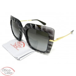Dolce & Gabbana DG6111 504/8g 51 Acetato Preto Transparente / Dourado
