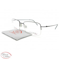 Óculos de Grau Sottile STL103 c3 54 fny Titanium Preto